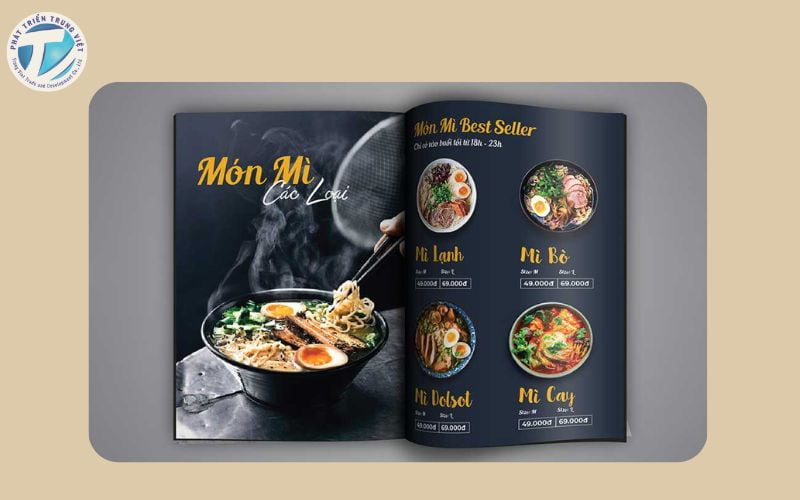 Chọn chất liệu giấy in menu phù hợp
